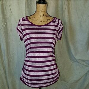 Purple Liz Lange maternity shirt size S